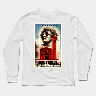 VISITATE PARMA ITALY Vintage Tourism Travel Advertising Long Sleeve T-Shirt